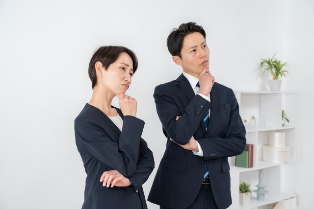 MWO申請に関して悩んでいる従業員