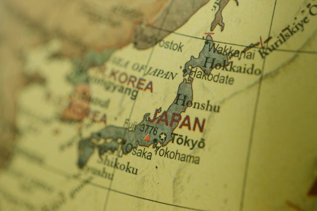 日本での所在地