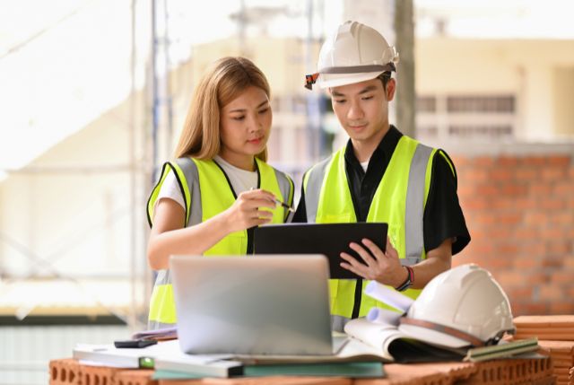日本の建設会社で働く特定技能外国人